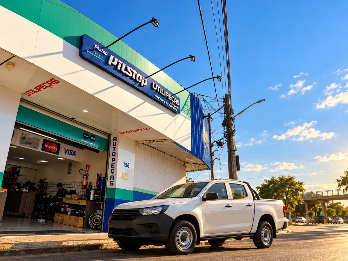 Fachada da Utilipeças na BR-010, em Imperatriz